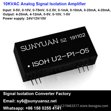 10KVAC High Voltage DC Analog Signal Isolation Amplifier